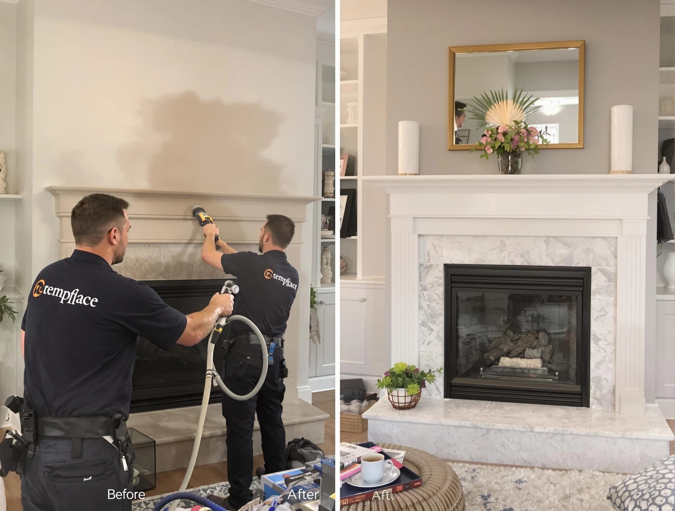 Professional soot removal by Phoenix Chimney Sweep team in Phoenix, AZ