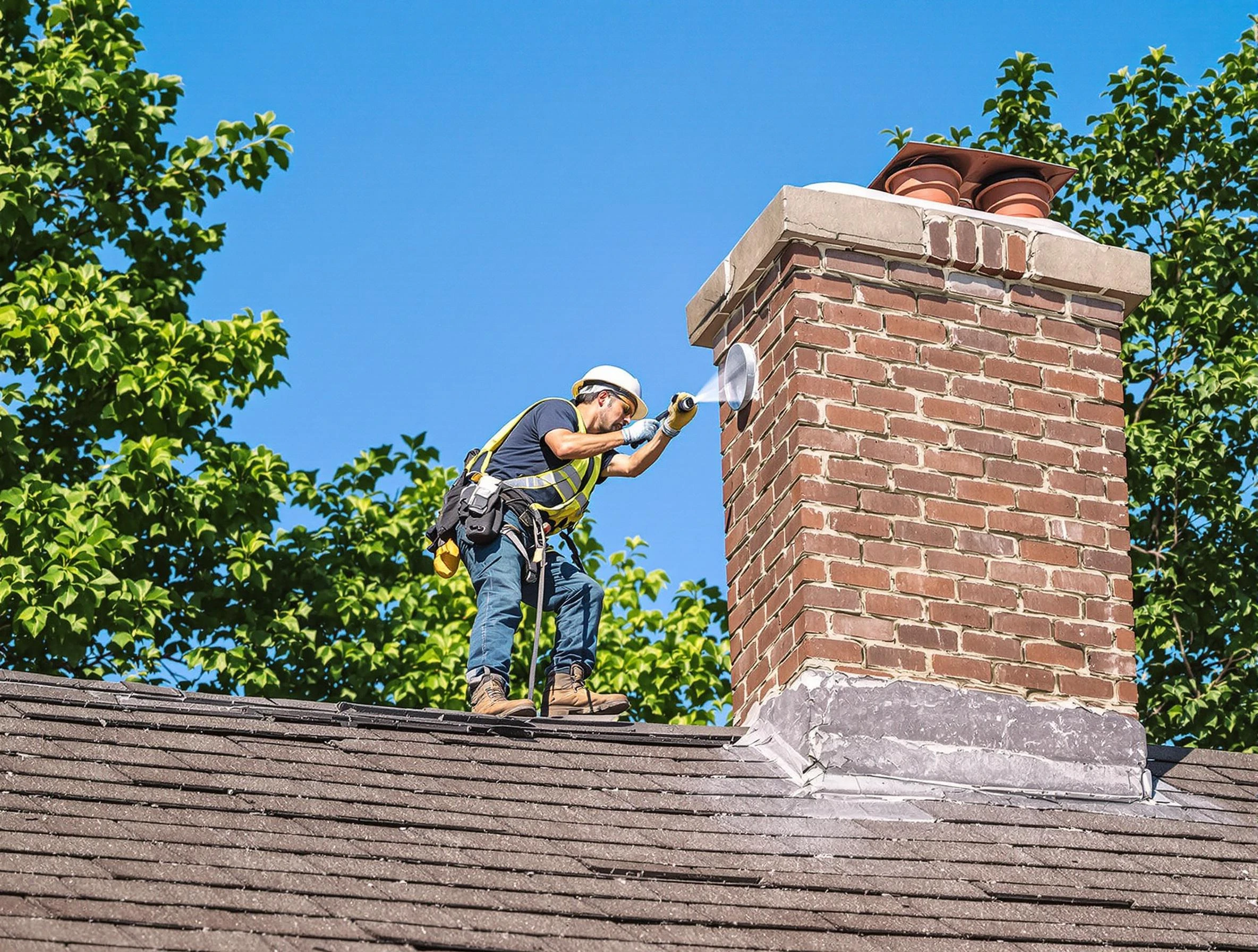 Phoenix Chimney Sweep performing an inspection with advanced tools in Phoenix, AZ