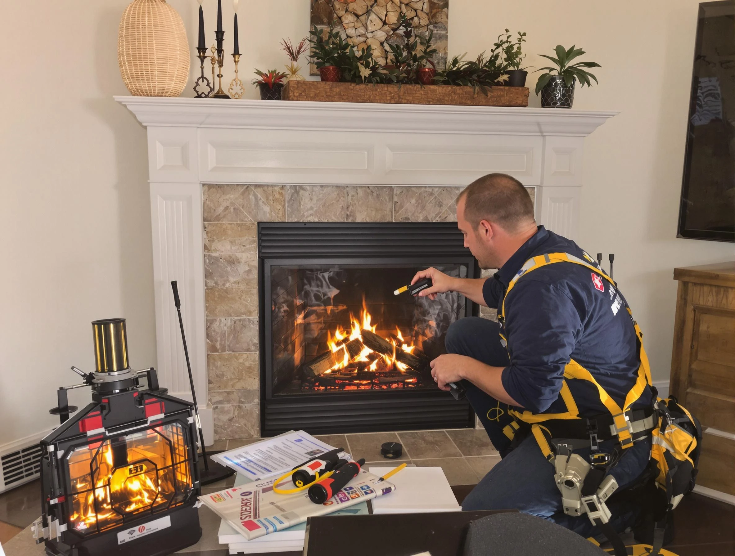 Safety-focused fireplace inspection by Phoenix Chimney Sweep in Phoenix, AZ